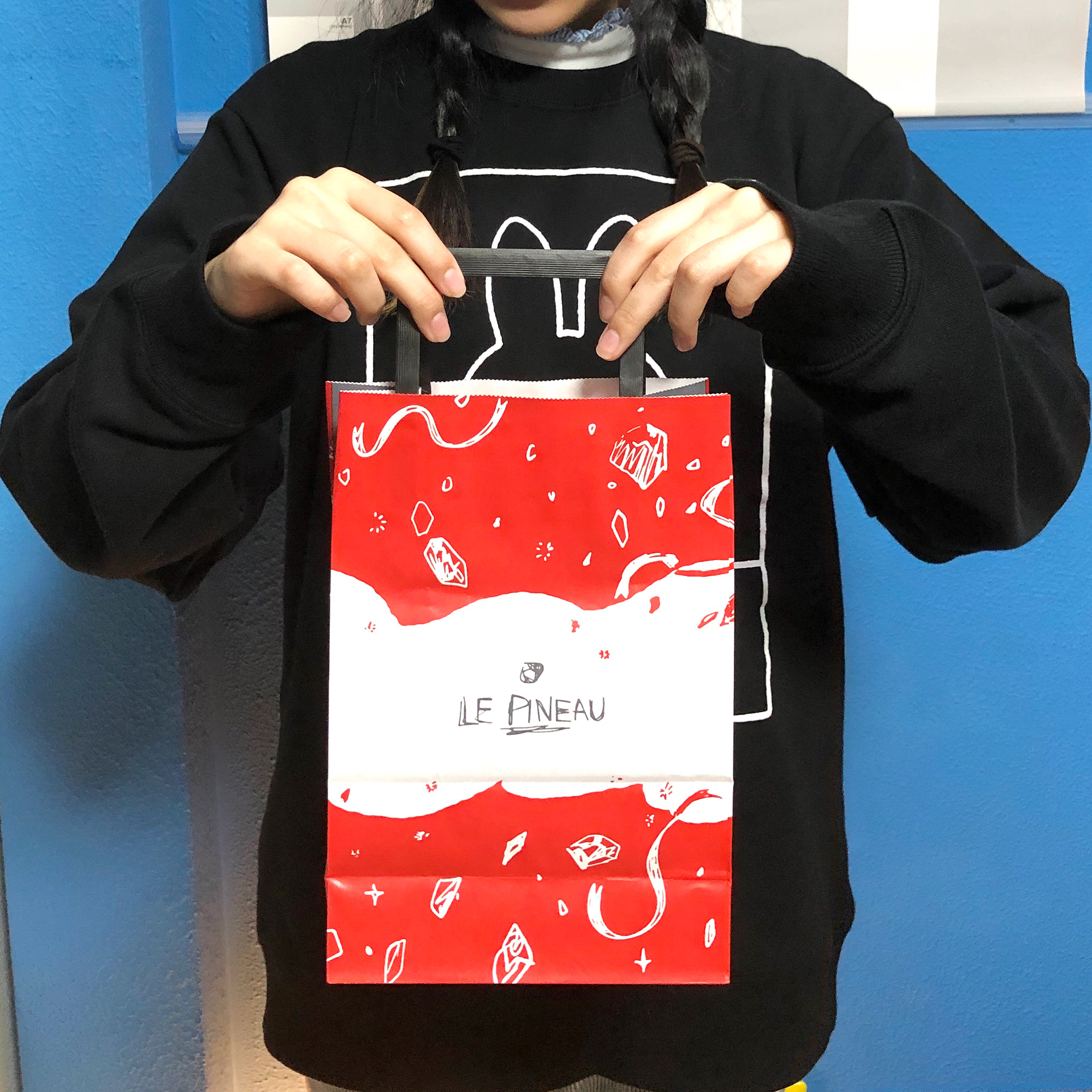 洋菓子 LE PINEAU（ル ・ピノー）｜バレンタイン用手提げ袋